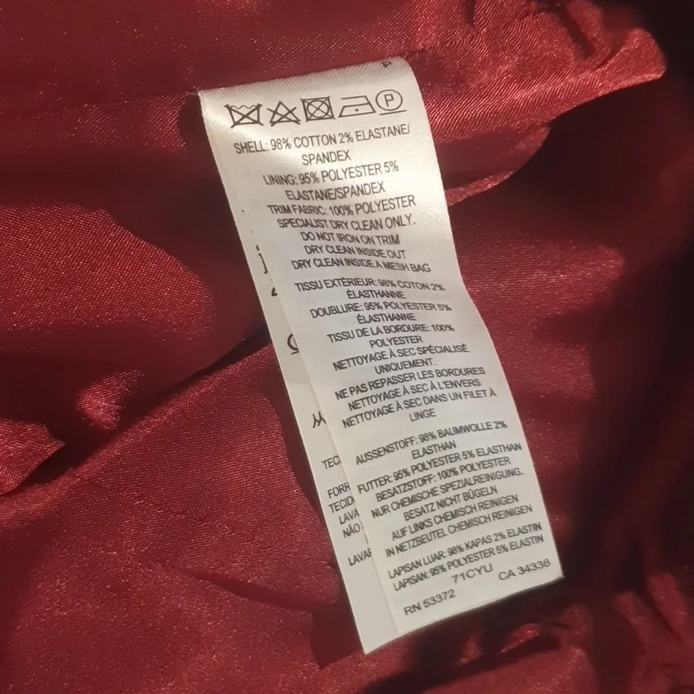 French Connection Size 14 Red Maroon Sequin Evening Dress - Picture 9 of 9